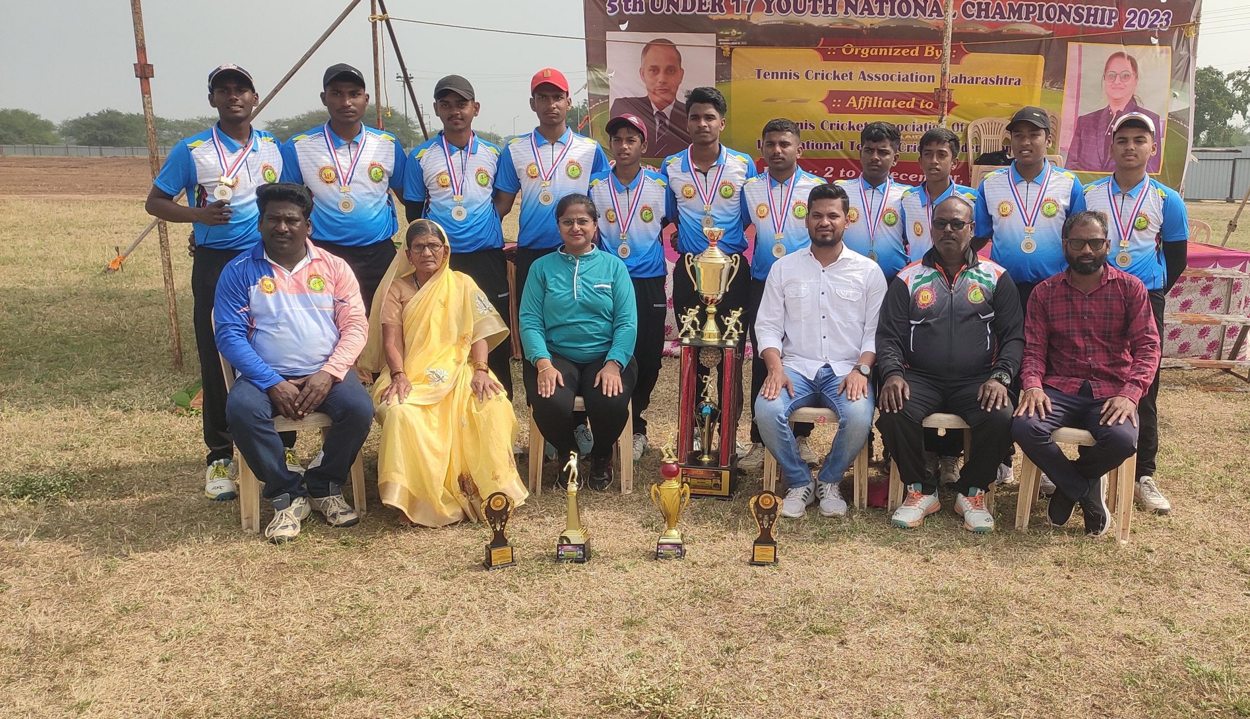 राष्ट्रीय टेनिस क्रिकेट स्पर्धेमध्ये गोवा संघाला प्रथम क्रमांक व महाराष्ट्र संघ उपविजेता