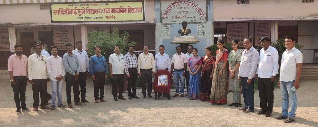 सावित्रीबाई फुले विद्यालयात मराठी भाषा गौरव दिन साजरा