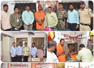 🟨 आमदार देवराव भोंगळे यांचे धार्मिक स्थळांना भेट देत भक्तीमय दर्शन