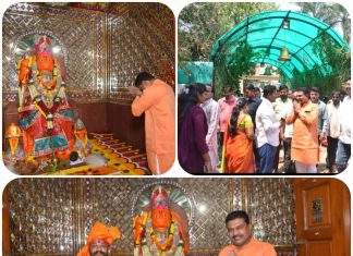 🟨 आमदार देवरावदादा भोंगळे यांच्या श्री हनुमान जयंती निमित्त विविध ठिकाणी भेटी