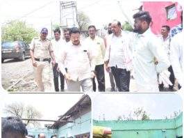 नैसर्गिक आपत्तीग्रस्त कोरपना तालुक्याला आमदार भोंगळे यांचा धीर; नुकसानग्रस्तांना तातडीच्या मदतीचे आश्वासन