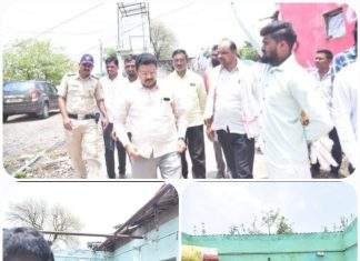 नैसर्गिक आपत्तीग्रस्त कोरपना तालुक्याला आमदार भोंगळे यांचा धीर; नुकसानग्रस्तांना तातडीच्या मदतीचे आश्वासन