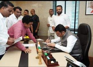 आमदार देवराव दादा भोंगळे यांनी घेतली मुख्यमंत्री देवेंद्र फडणवीस यांची भेट