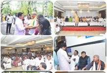 🟥 चंद्रपुरात भाजपाची रणनिती ठरली; अरुण लाखाणी यांच्या विजयासाठी नेत्यांचा निर्धार ♦️ विधान परिषद निवडणूक पूर्व आढावा बैठक एन. डी. हॉटेल, चंद्रपूर